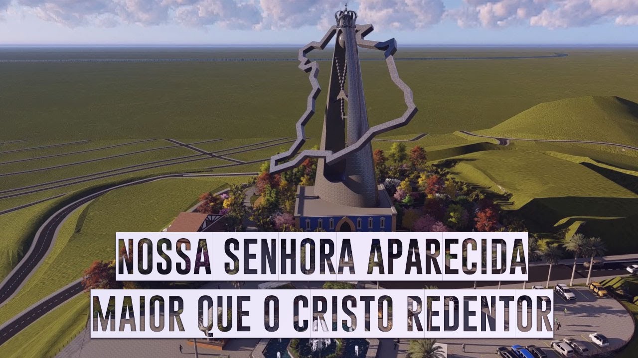 Nossa Senhora Aparecida de aço inoxidável será maior que o Cristo Redentor