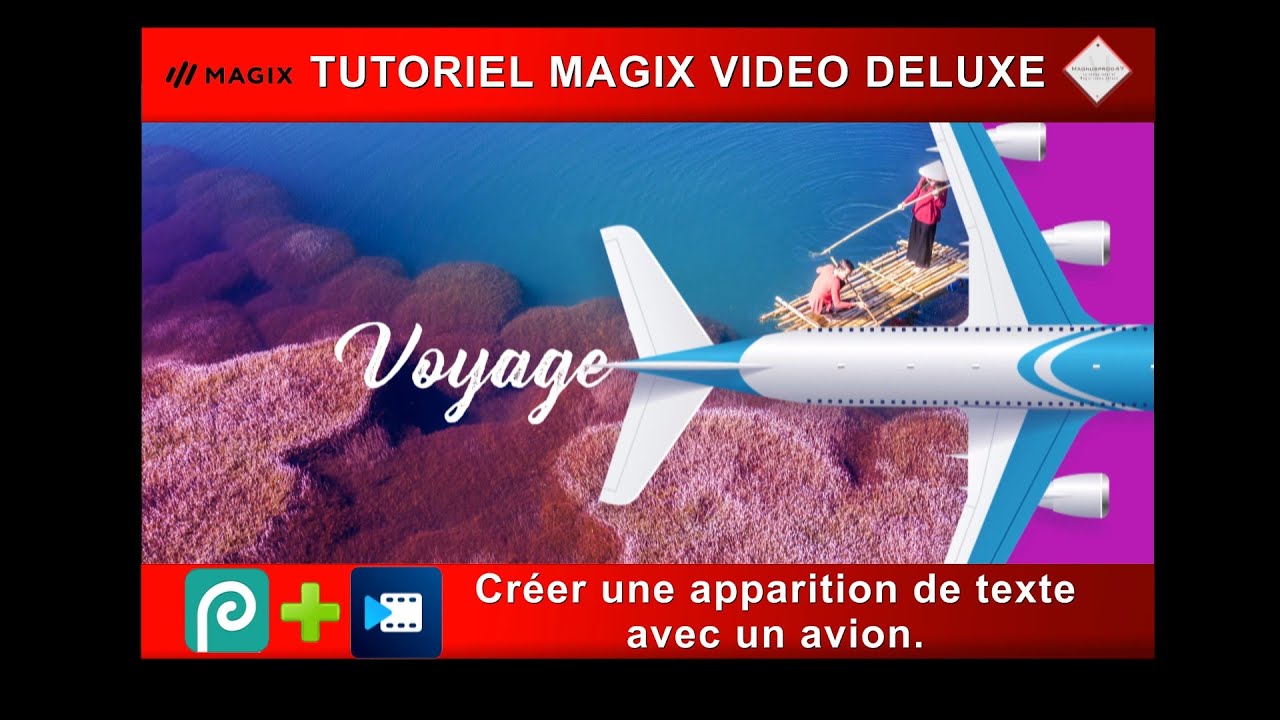 Tutoriel MVD 2025: 🚀 Créer une apparition de texte avec un avion . 👍