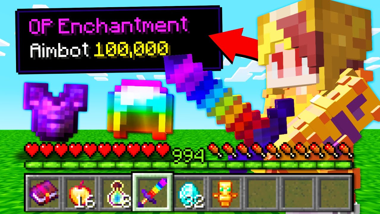 Minecraft ΑΛΛΑ τα ENCHANTMENTS είναι OP!