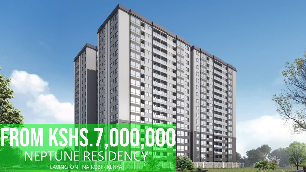 1 & 2 Bedroom Smart Apartments fitted with Amazon Alexa | NEPTUNE RESIDENCY | LAVINGTON - Nairobi