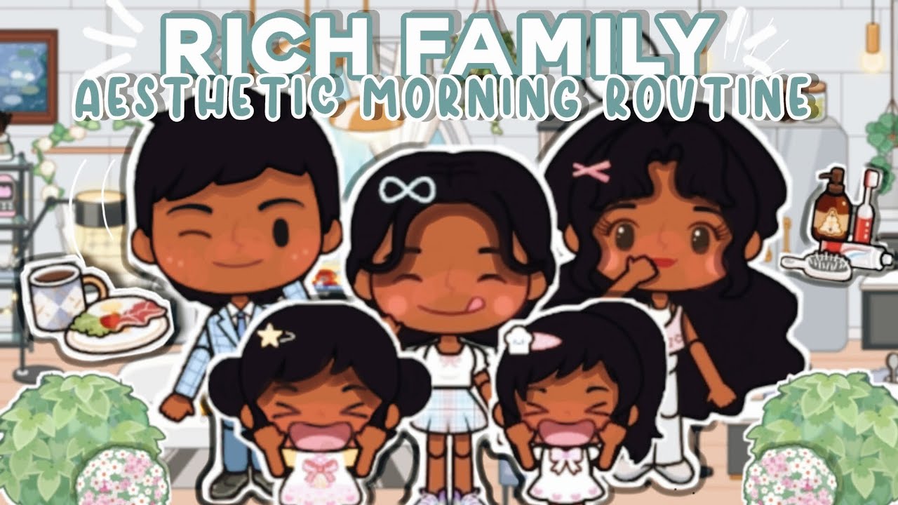 Miga World| Rich Family Aesthetic Morning Routine| ✨️🤑🌞