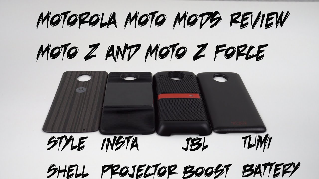 Moto Mods for Moto Z Full Review: JBL, Instashare Projector, Tumi Battery Pack