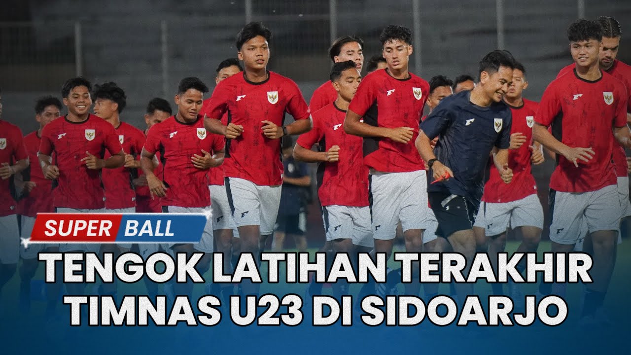 Jelang Duel Lawan Laos: Tengok Latihan Terakhir Timnas U23 Indonesia Di Gelora Delta Sidoarjo
