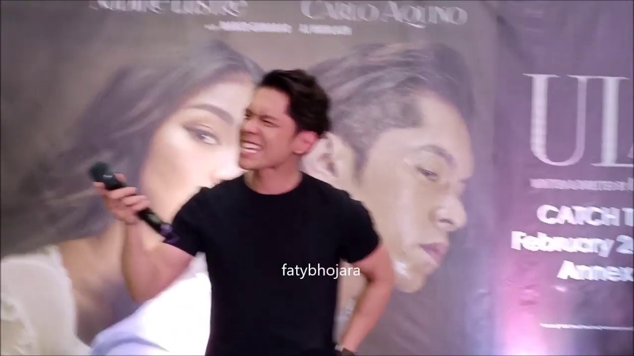 Carlo Aquino at SM Dasmarinas for #UlanMovie with Nadine Lustre