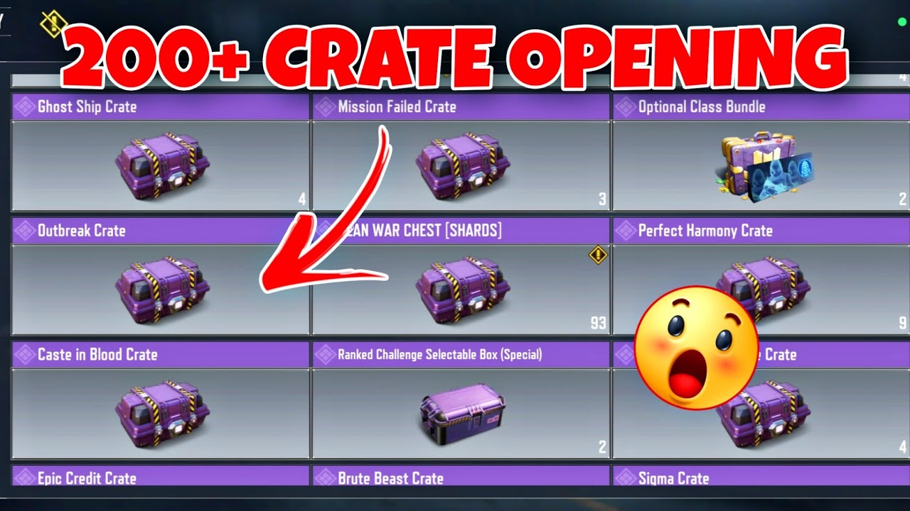 200+ CRATE OPENING in CODM 2026 🤯 #callofdutymobile 