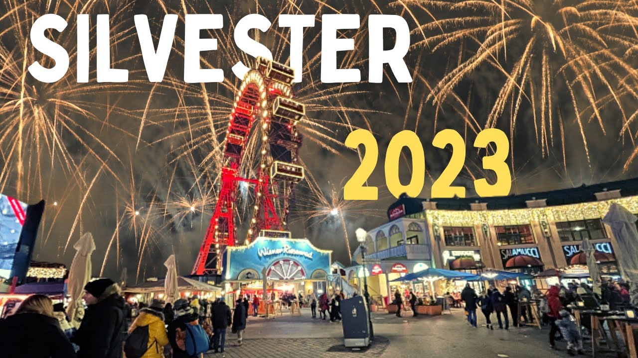 Vienna New Year Fireworks 2023 | Silvester Wien 2023 Feuerwerk