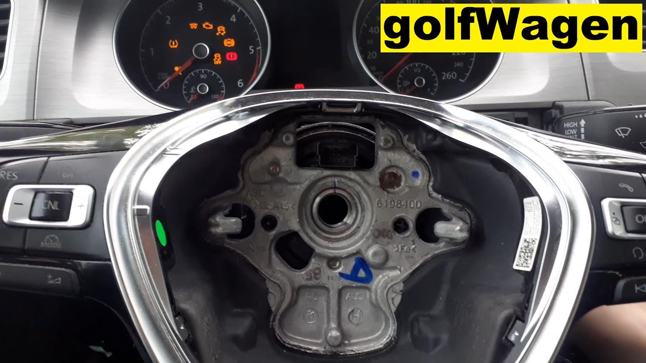 VW Golf 7 i made fault P1647, U0212 steering column control module