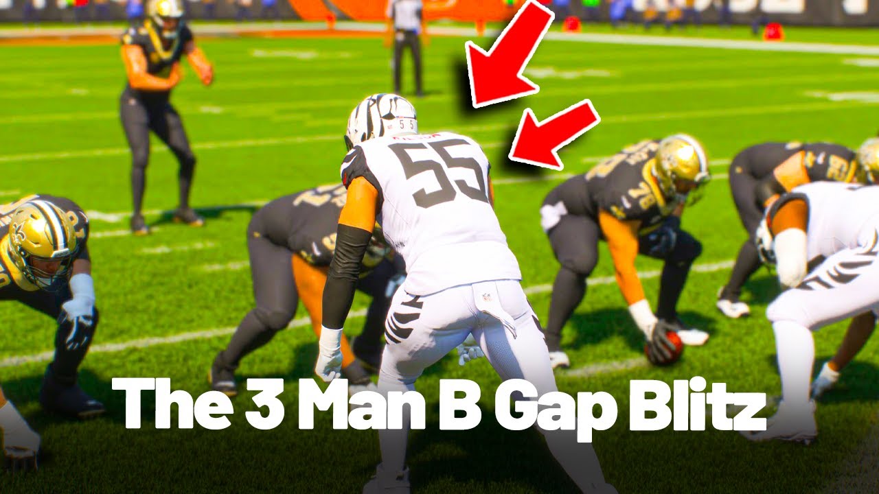 3 Man B Gap Blitz is INSANE in Madden 25