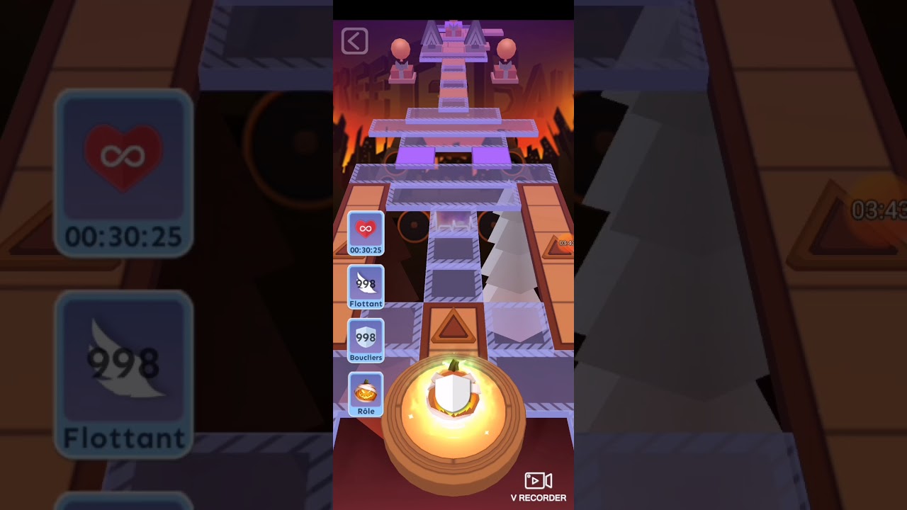Rolling Sky Reindeer's Basketball, Hoop Gift [Reskin]