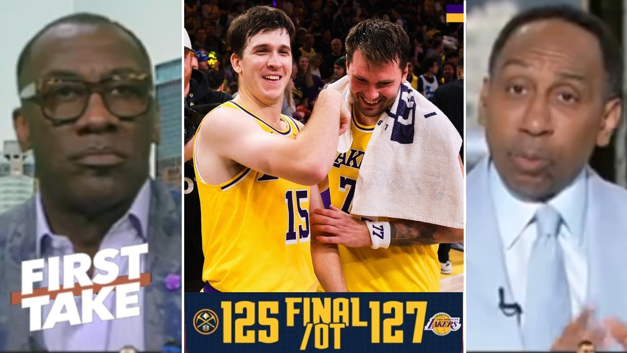 FIRST TAKE | Luka Magic & Reaves on a clutch moment is INSANE - Shannon on Lakers' OT win vs Nuggets