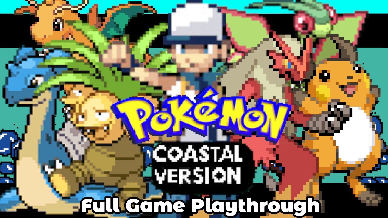 Pokemon Coastal (Rom Hack) | Full Game Playthrough