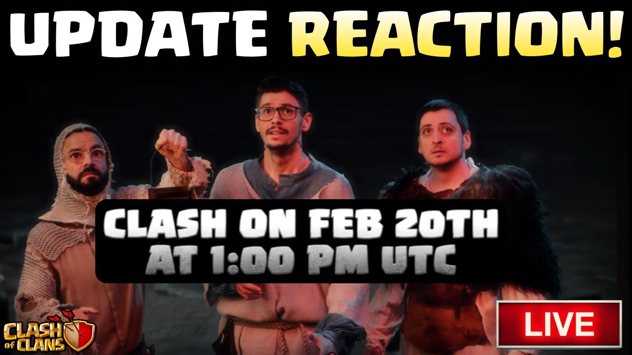 NEW UPDATE REACTION! Clash On Update Info TEASER! (Clash Of Clans LIVE)