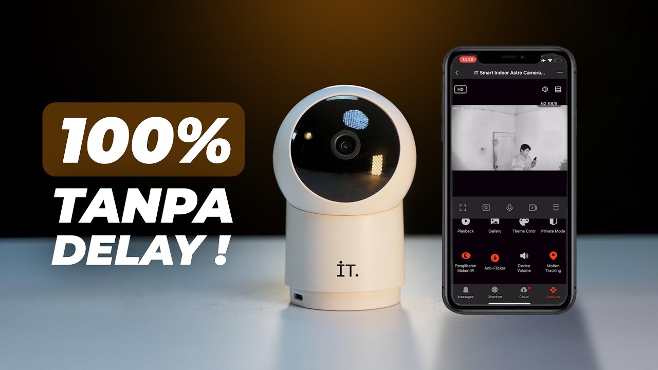 Sinyal Kuat, Gak Delay, Pergerakan smooth ! CCTV IT smart astro indoor camera co3