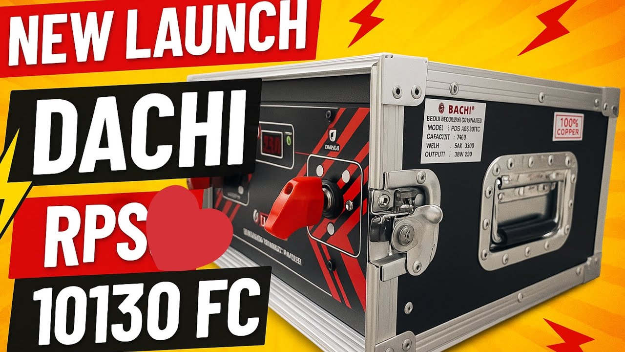 Dachi Stabilizer RPS 10130 FC | New Launch Power Test ⚡ Full Demo Review