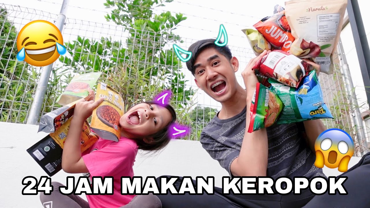 24 JAM MAKAN KEROPOK 😂 SEMUA JENIS KEROPOK AQIL BELI 🤣