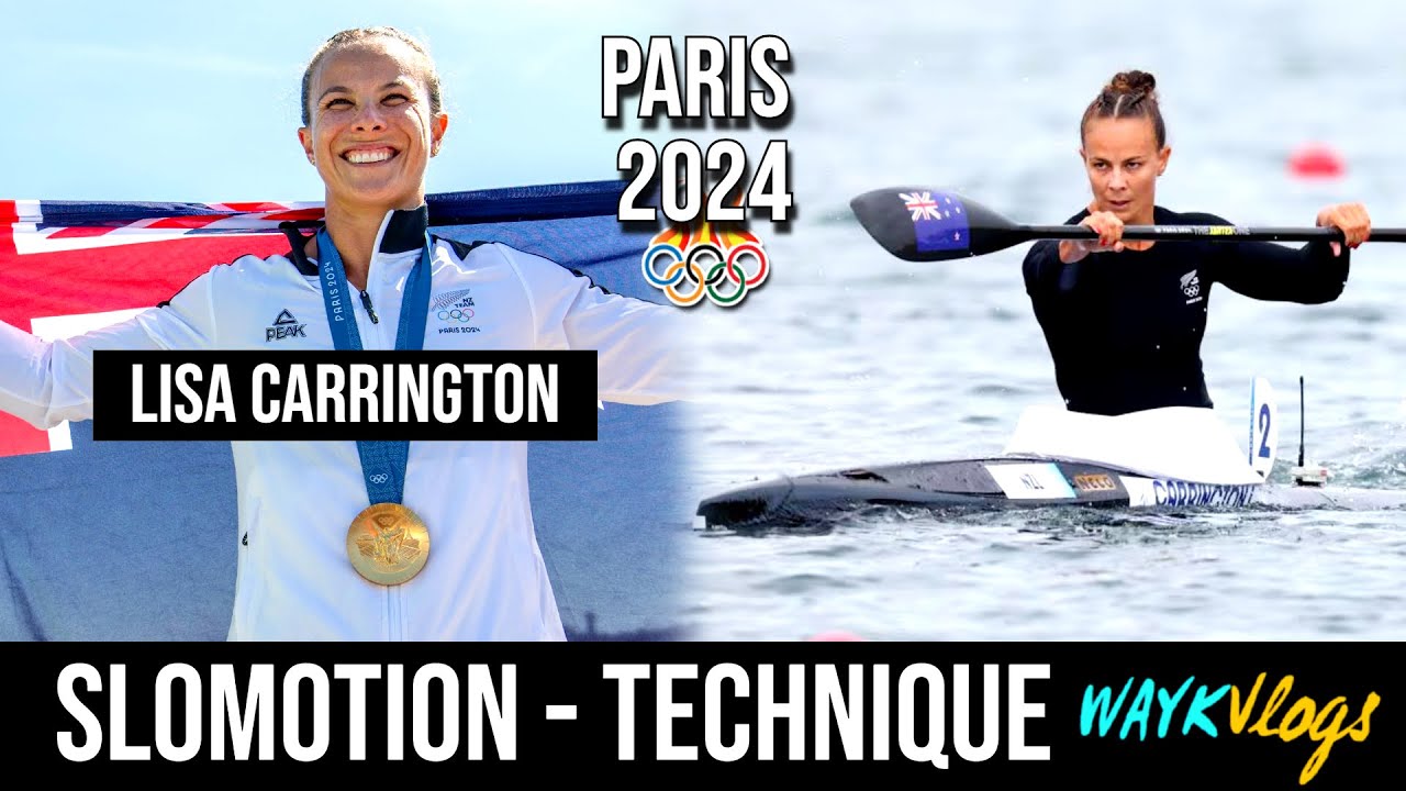 K1 500M Paris 2024 LISA CARRINGTON TECHNIQUE 🔥 SLOW MOTION 🔥 TRIBUTE 🤠 WAYkVlogs