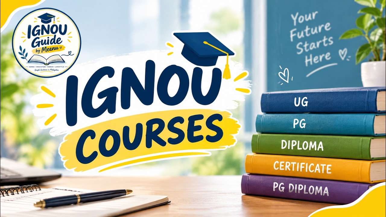IGNOU Courses 2026 | UG, PG, Diploma & Certificate Courses |#IGNOUPrograms#DistanceEducation#IGNOU