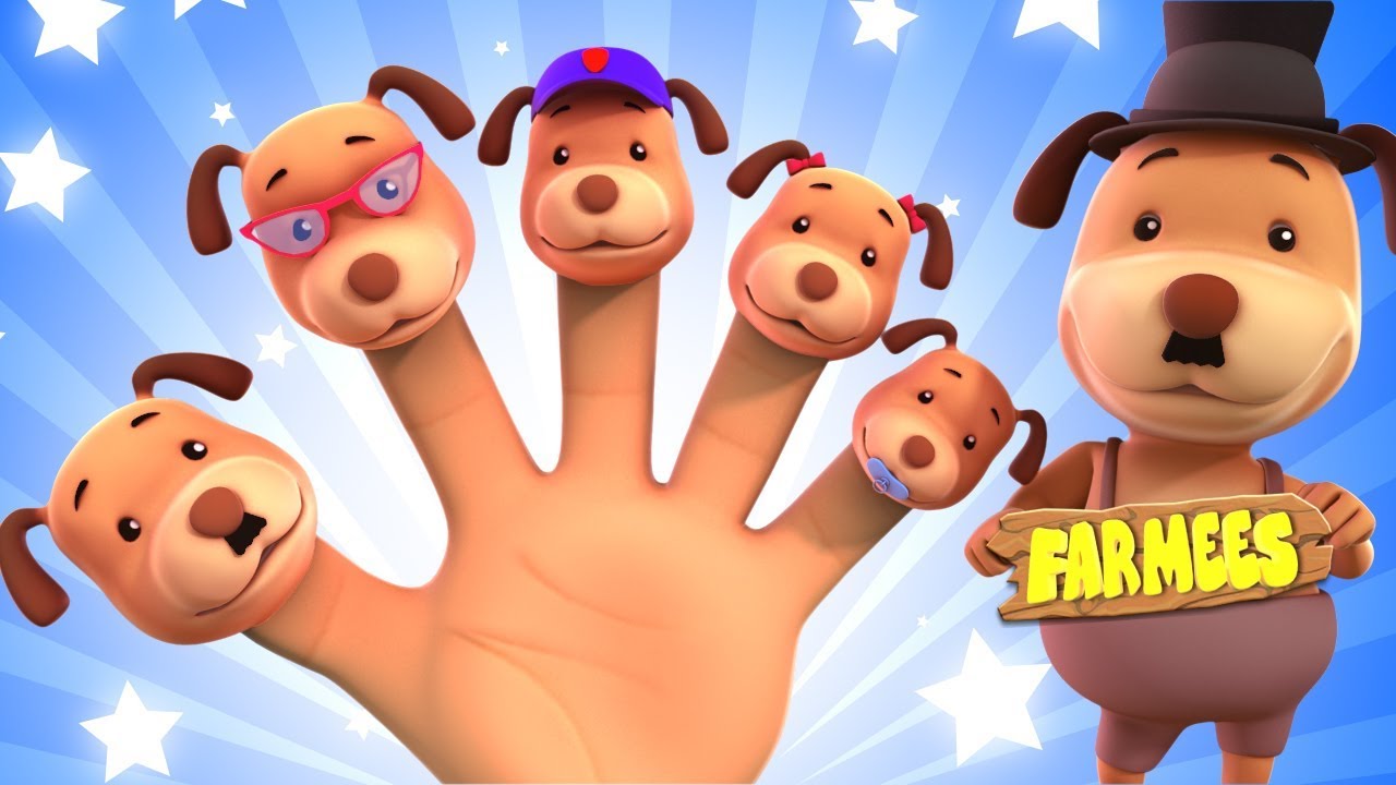 The Dog Finger Family | Cartoon Videos For Children by Farmees