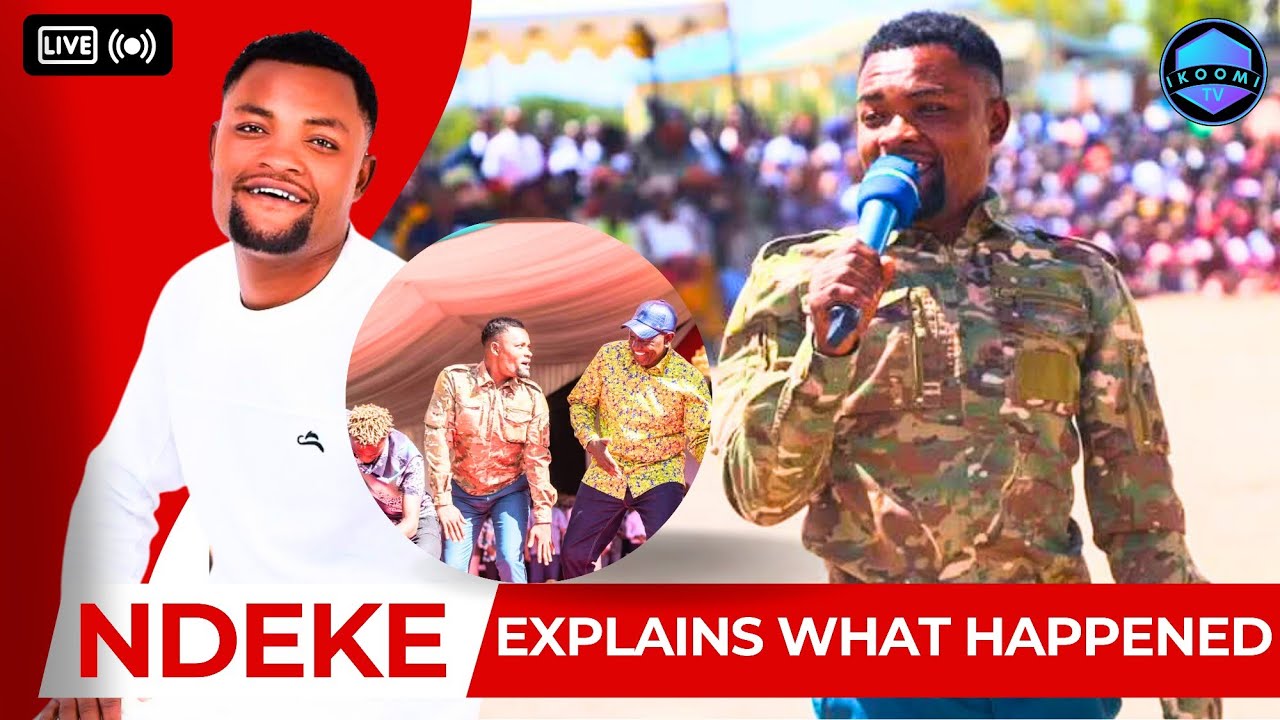 NDEKE YA MUTHANGA finally explains what happened in Machakos during Nyota Fund launch