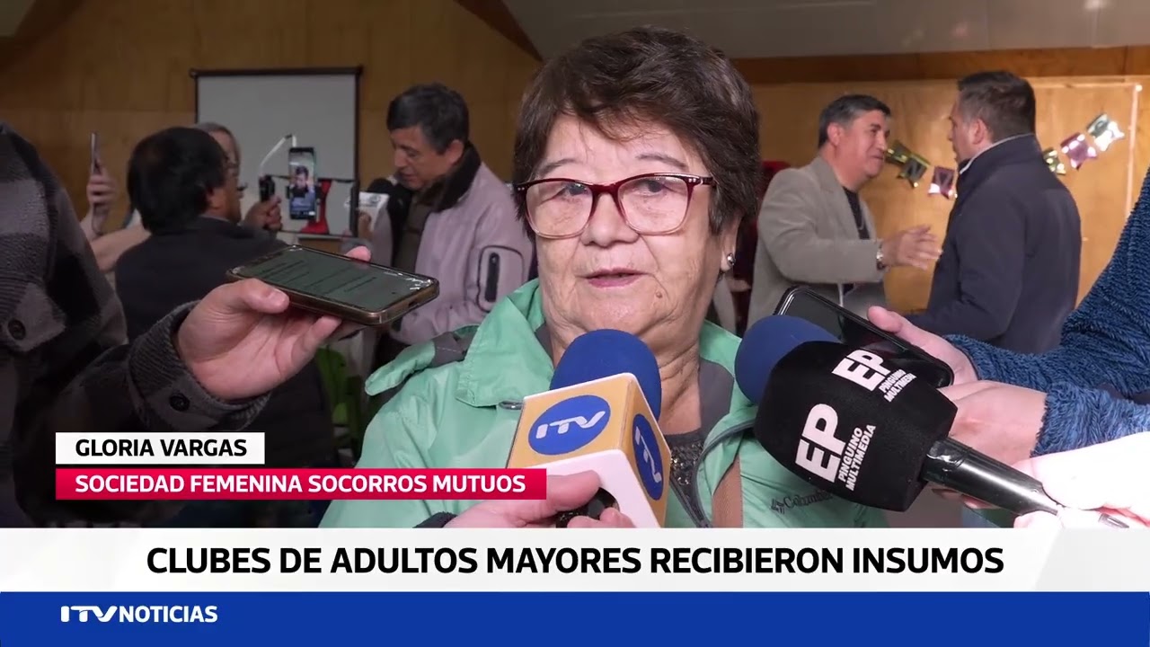 Municipalidad entrega insumos a 125 clubes de adultos mayores en Punta Arenas