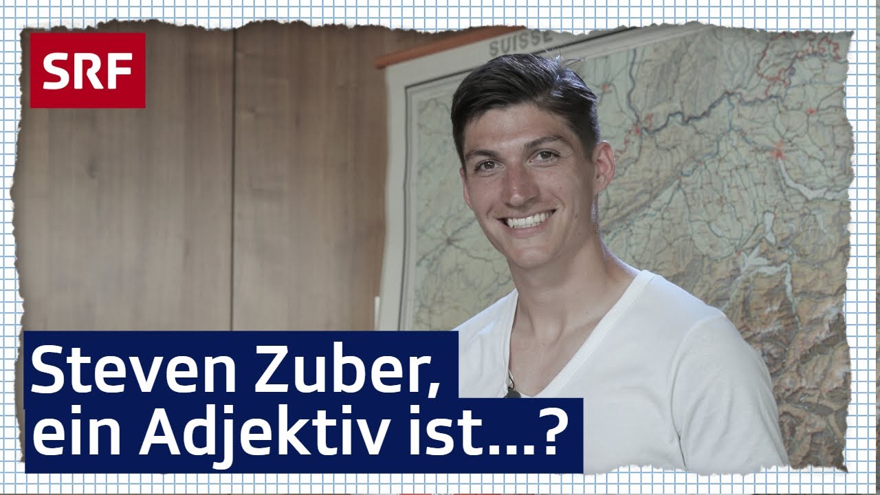 Erkennt Steven Zuber ein Adjektiv? | Die Prüfung | SRF Kids – Kindervideos