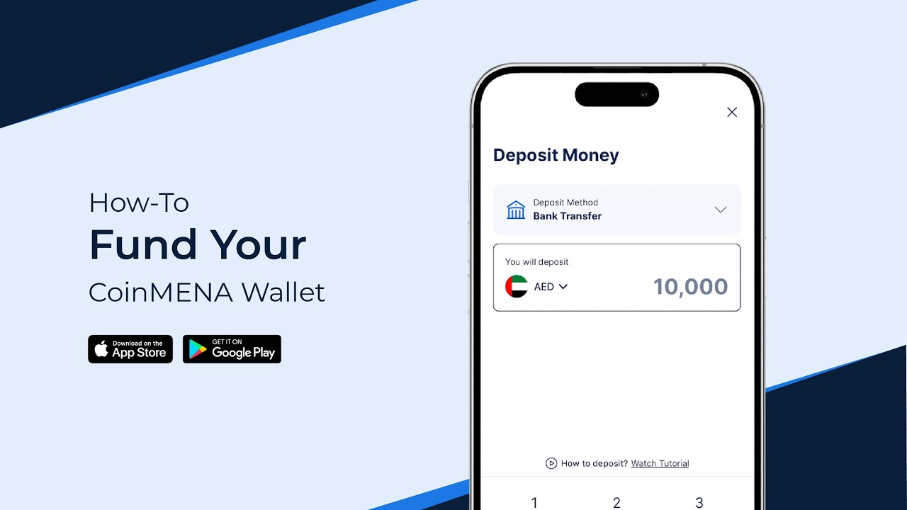 New App: How to Deposit Money via Bank Transfer or Card