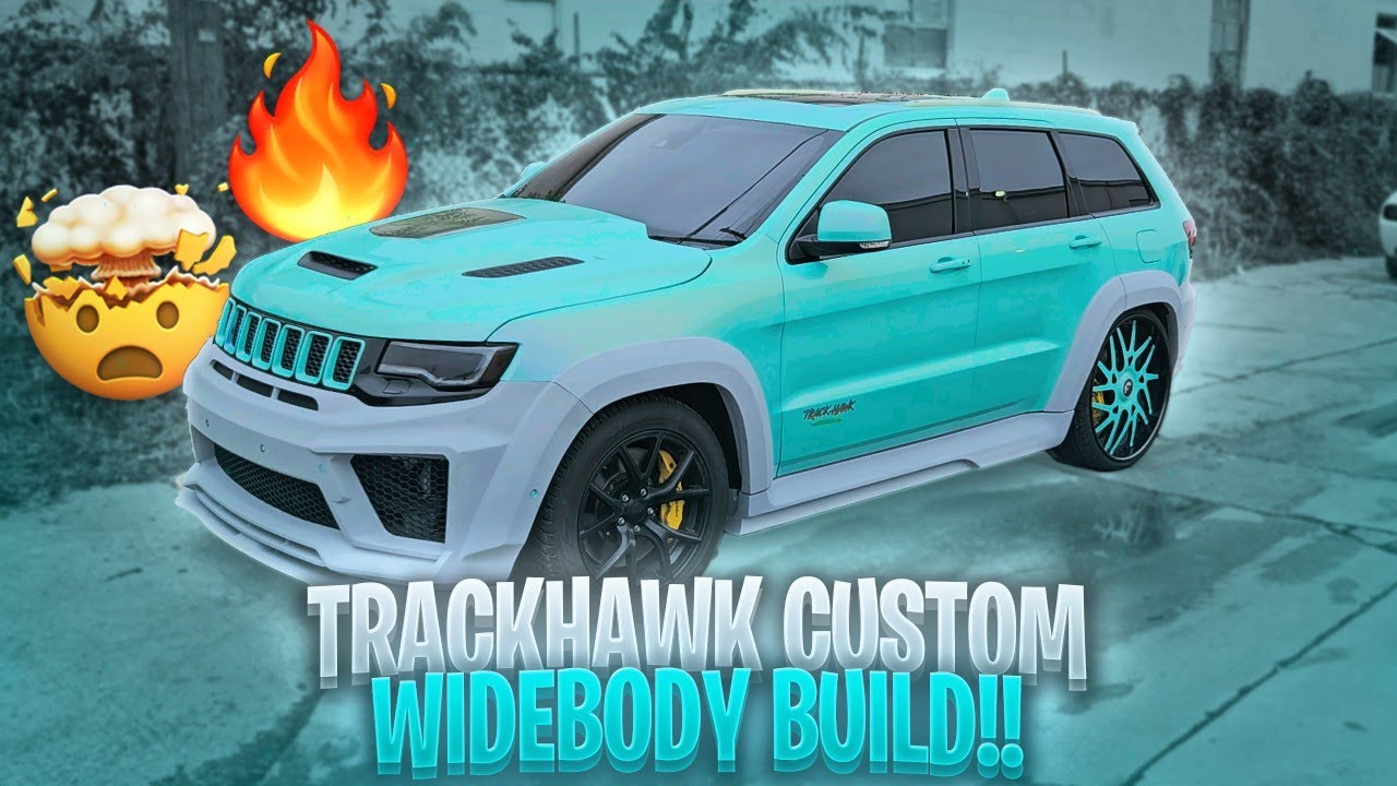 CUSTOM 1 OFF WIDEBODY KIT  ON JEEP TRACKHAWK!!!!