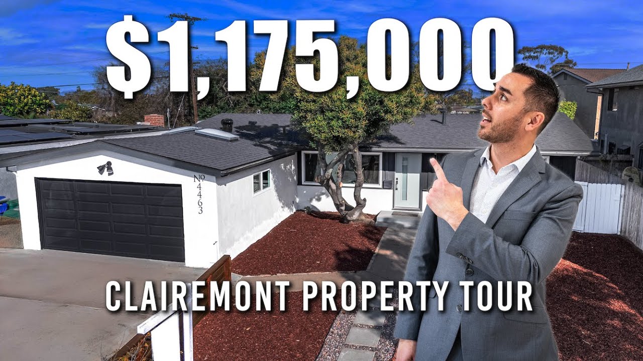 Property Tour of a Million Dollar Home in Clairemont, San Diego