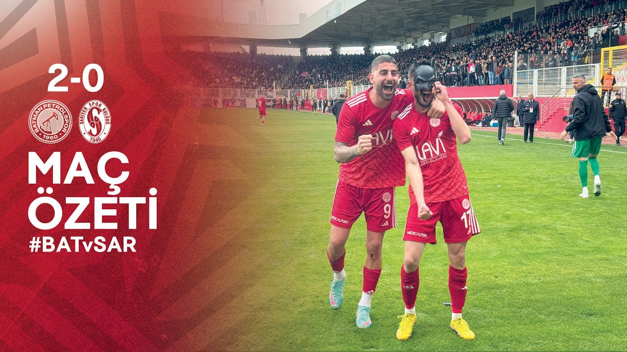 BATMAN PETROLSPOR 2-0 SARIYER GENİŞ &Ouml;ZET | TFF 2.Lig Beyaz Grup 28. Hafta