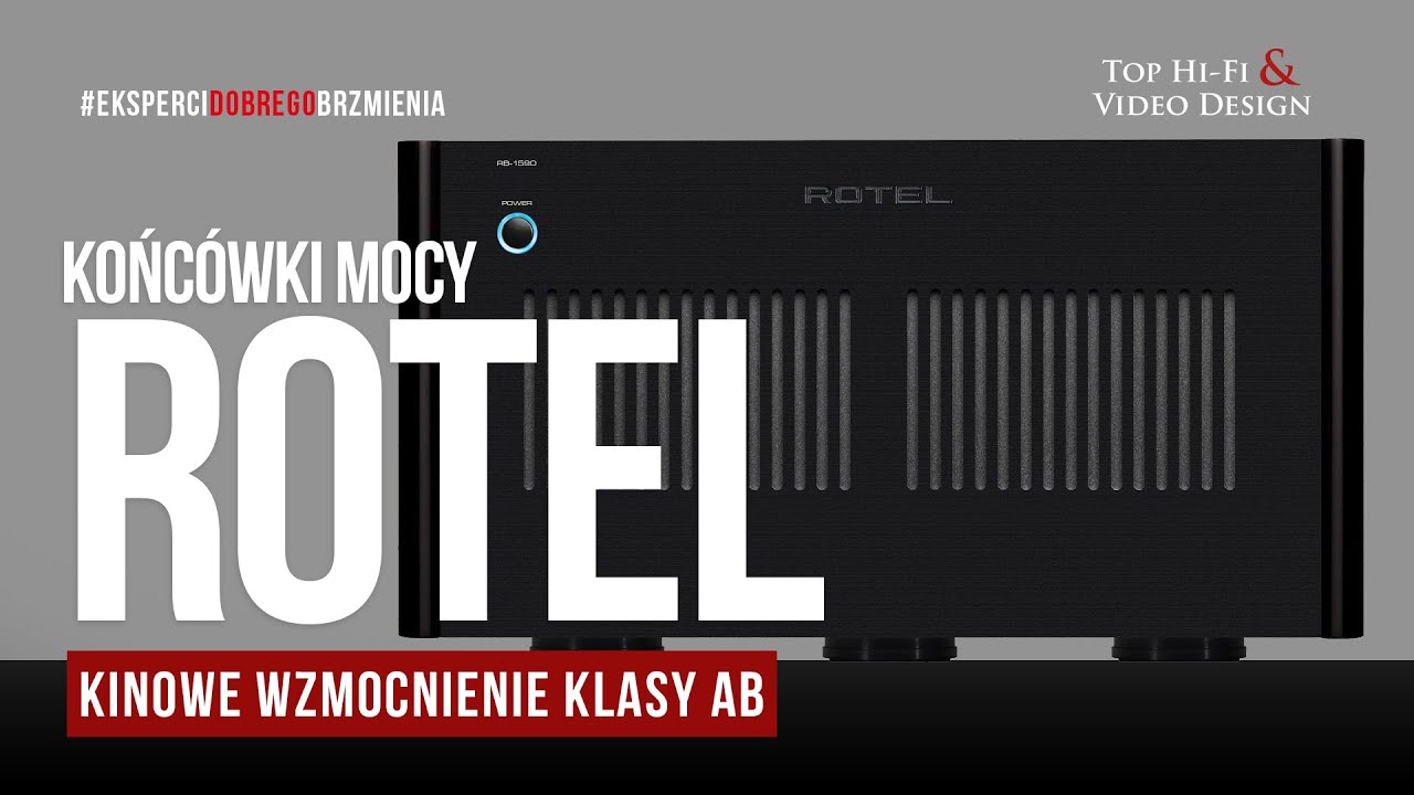 Kinowe wzmocnienie klasy AB – końcówki mocy Rotel | prezentacja Top Hi-Fi