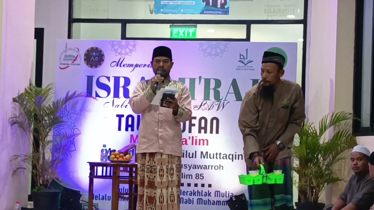 Pembukaan Isra Mi'raj serta Tawakufan Majelis Ta'lim di RW-03 Kp Utan Pondok Pucung