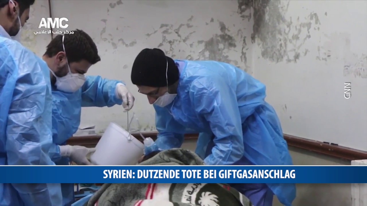 Syrien: Dutzende Tote bei Giftgas-Anschlag