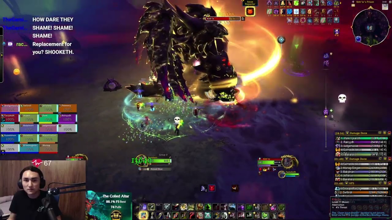 Mythic Kithix Best Pull PTR MM Hunter PoV