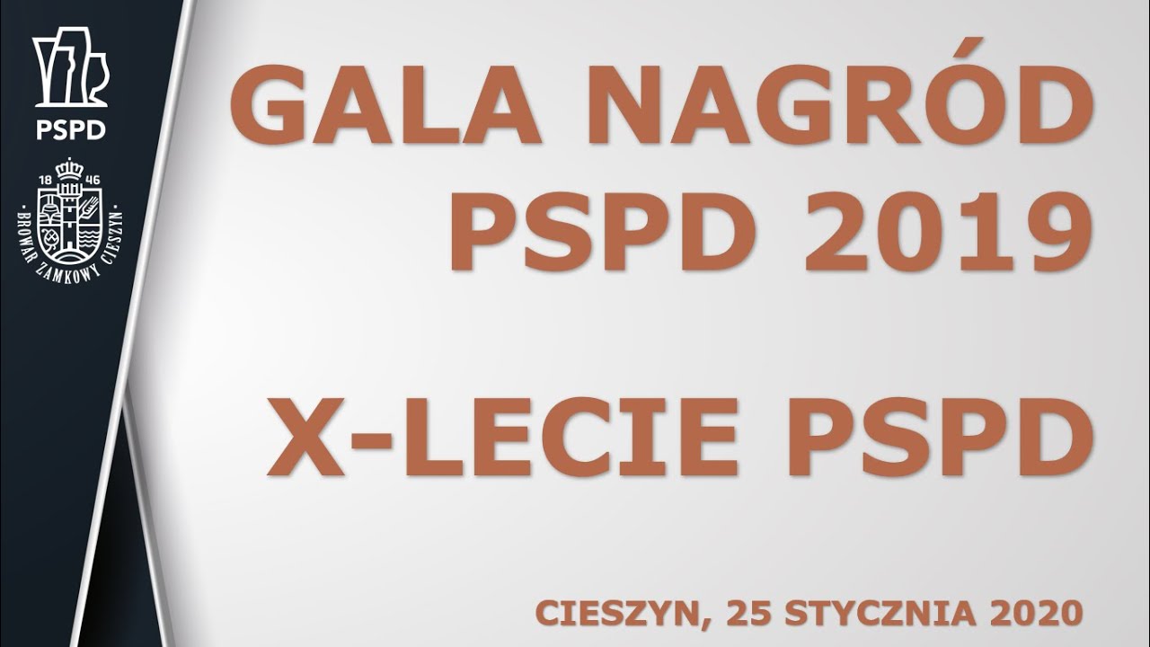 Gala Nagród 2020 i dziesięciolecie PSPD / Browar Zamkowy Cieszyn