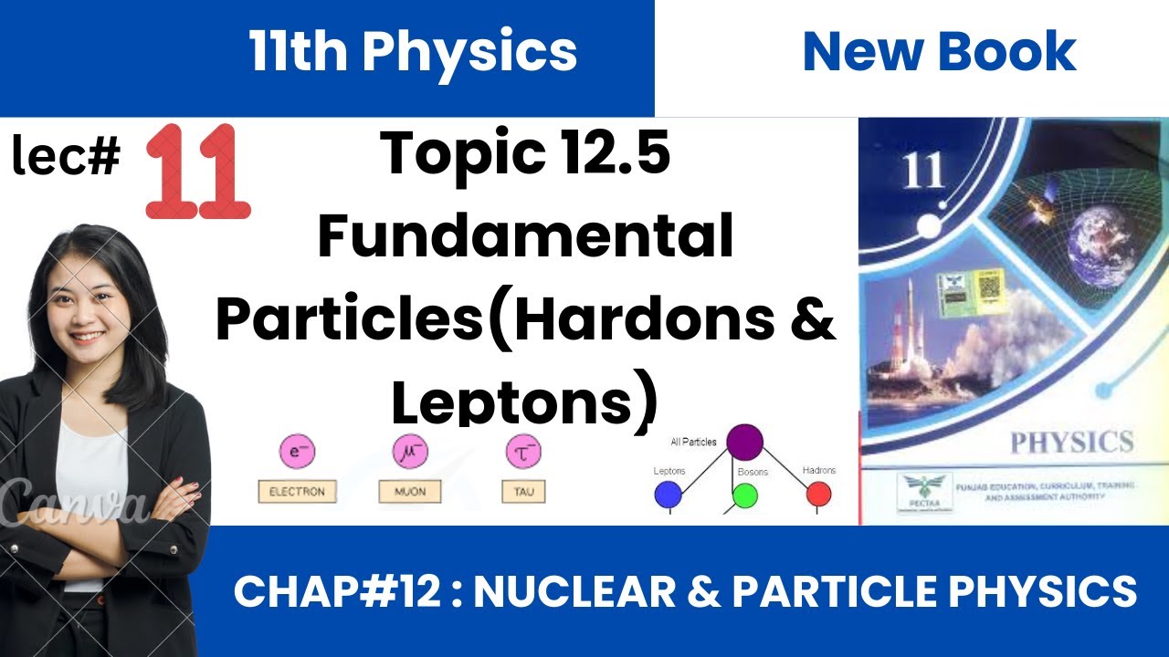 Fundamental Particles | Lepton Bosons Mesons Hadrons complete | Class 11 Physics Unit 12 New Book