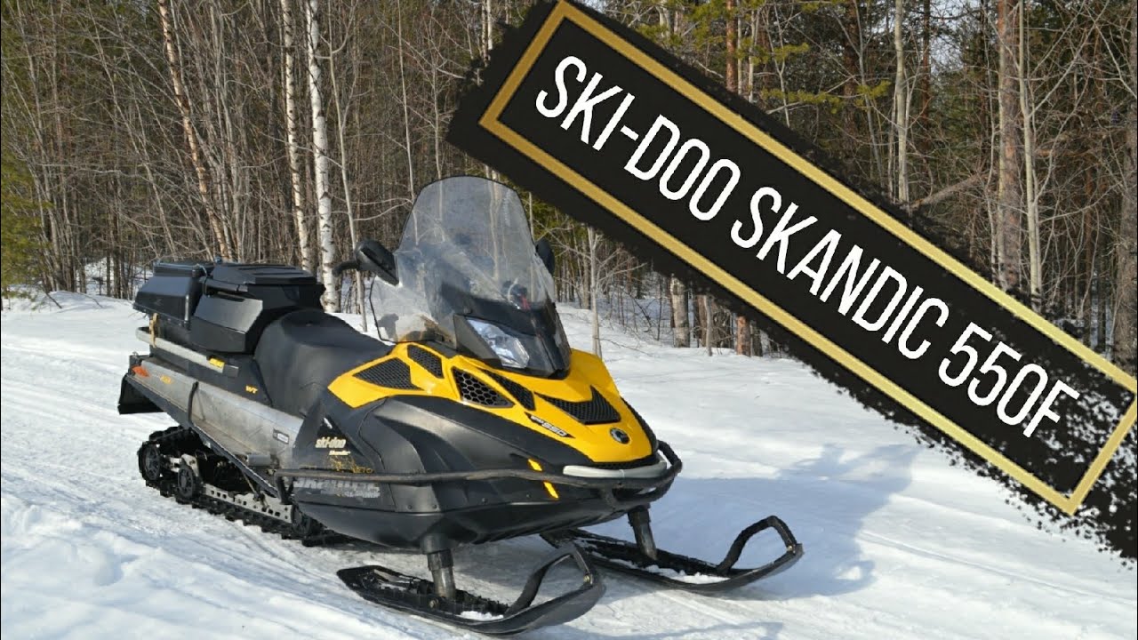 Ski-DOO Skandic 550 F - краткий обзор на настоящий снегоход для работы!