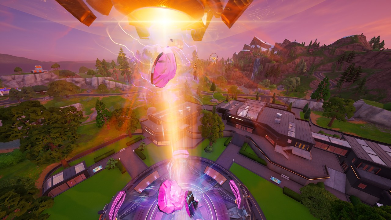DER DRITTE ZEROPOINT SPLITTER WIRD VON DEM DUNKLEN REISENDEN ESKORTIERT IN FORTNITE CH7 S1