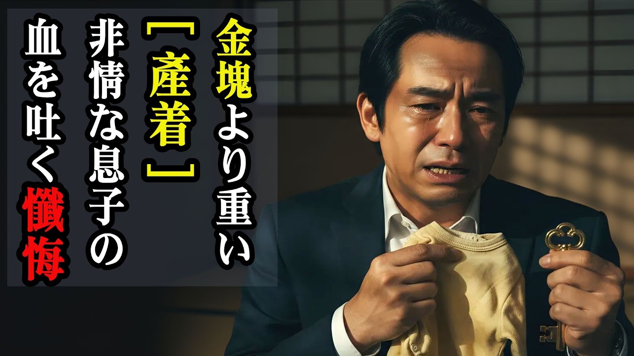 【感動】遺産0円と告げ放り出された75歳の父｜金塊100kgより重い「産着」に非情な息子が流した懺悔の涙