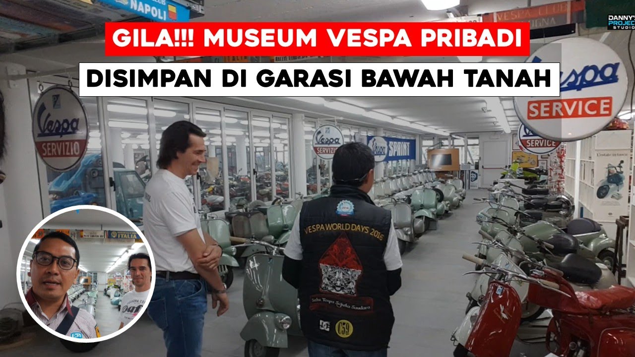Museum Vespa Pribadi terlengkap dan terbanyak yang baru kami lihat selama seumur hidup. #vespa 