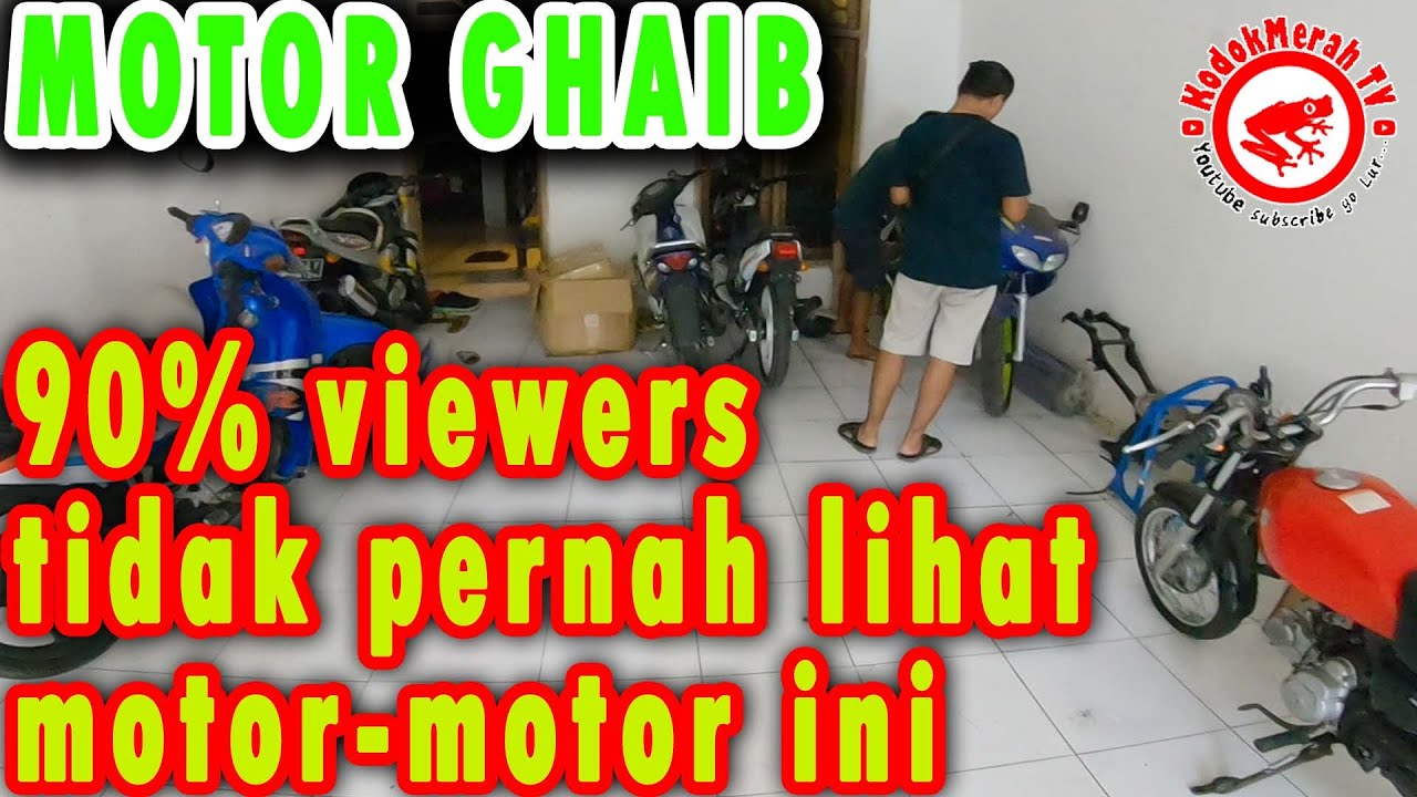 Garasi Motor Langka - Dijamin kalian BELUM PERNAH LIHAT motor motor GHAIB ini - KODOK MERAH TV