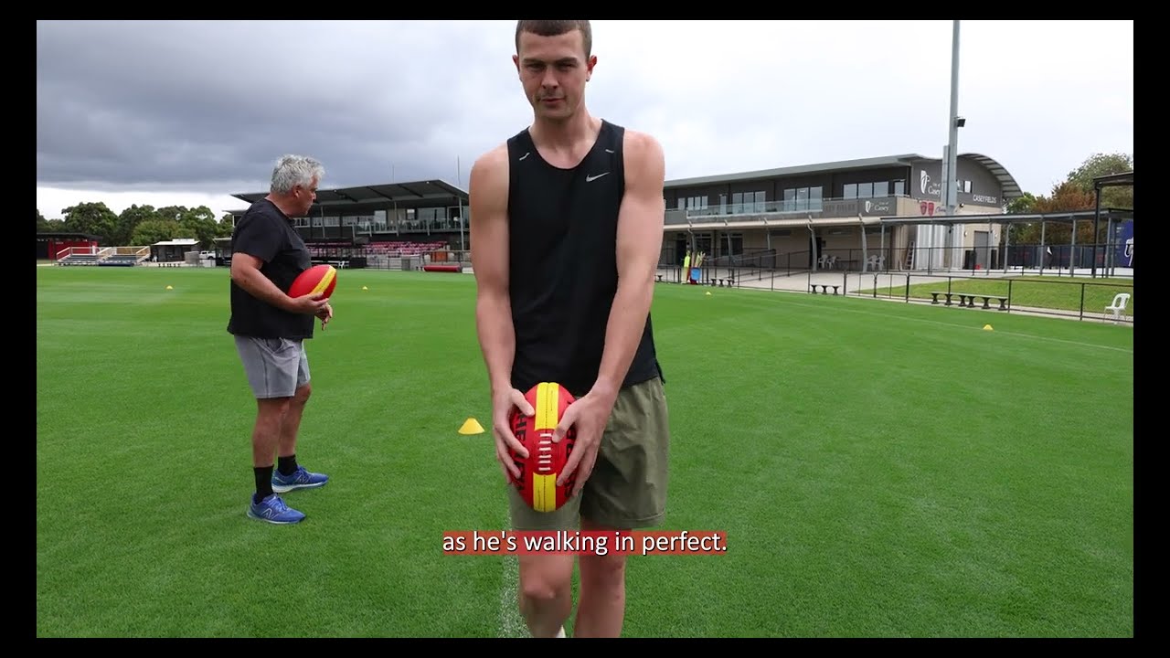 Set Shot Goal Kicking - Step 2: Ball Alignment