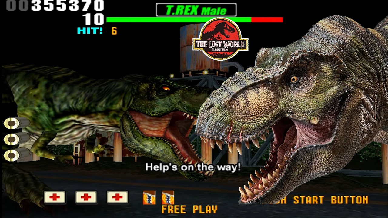 The Lost World - 1CC - SEGA Model 3 ARCADE 1997 Jurassic Park