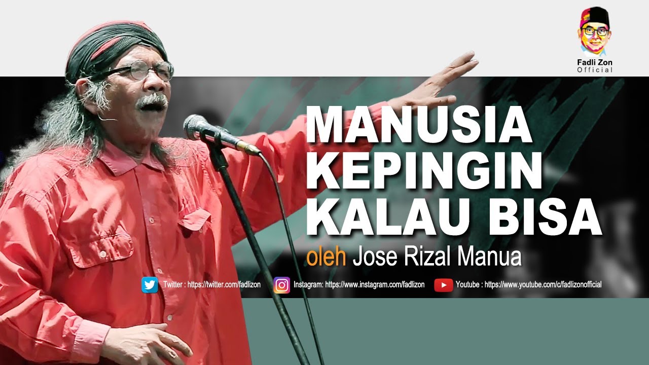 Jose Rizal Manua Bacakan Puisi 