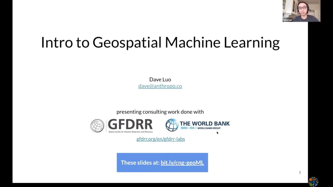 Machine Learning and Satellite Imagery overview