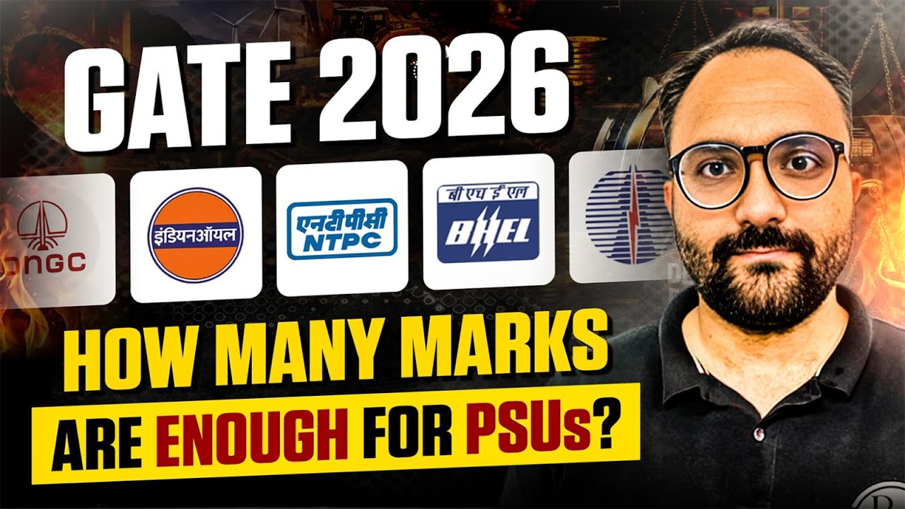 How Many Marks Required in GATE 2026 to Get PSU? | Real Cutoff & Selection Strategy