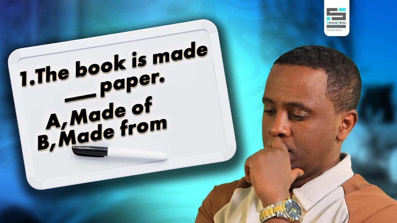 Made of እና Made from ልዩነታቸው ምንድን ነው?