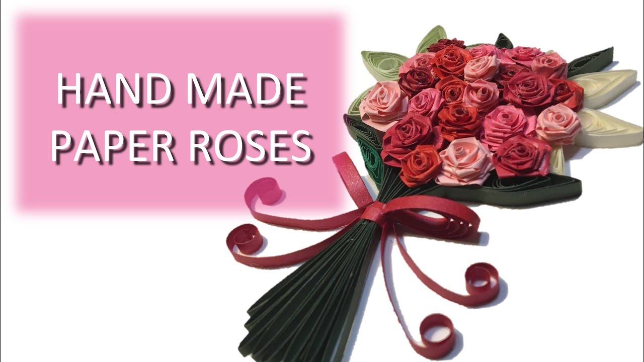 How to quill paper roses