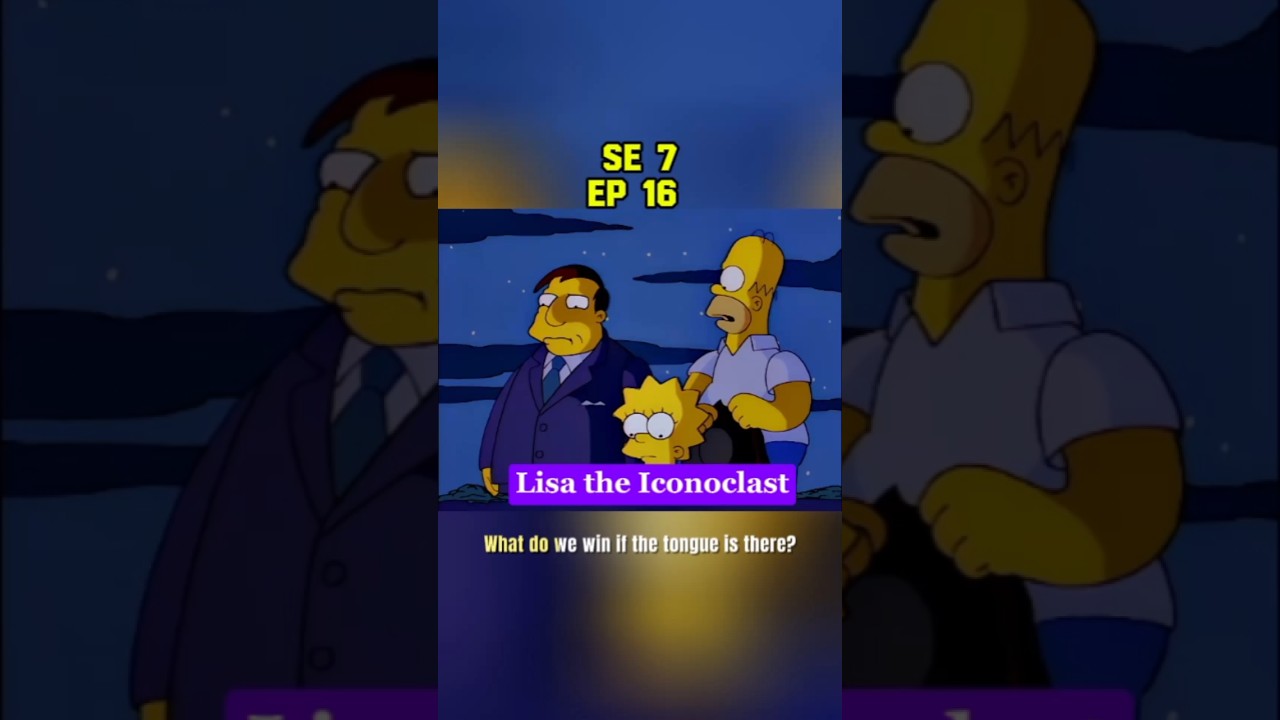 Now, Lisa, when you seethere's no silver tongue in there | The Simpsons S7●E16 | Lisa the Iconoclast