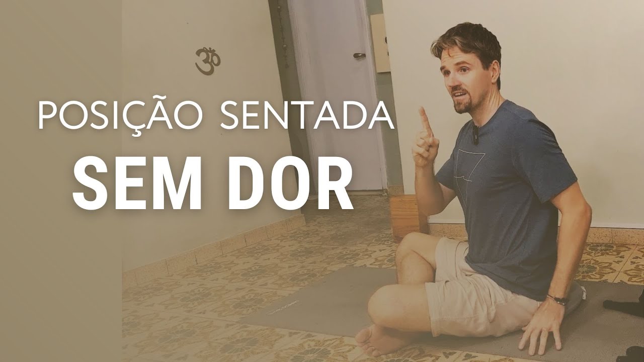 Firme e Confortável na Posição Sentada seja no chão ou numa cadeira