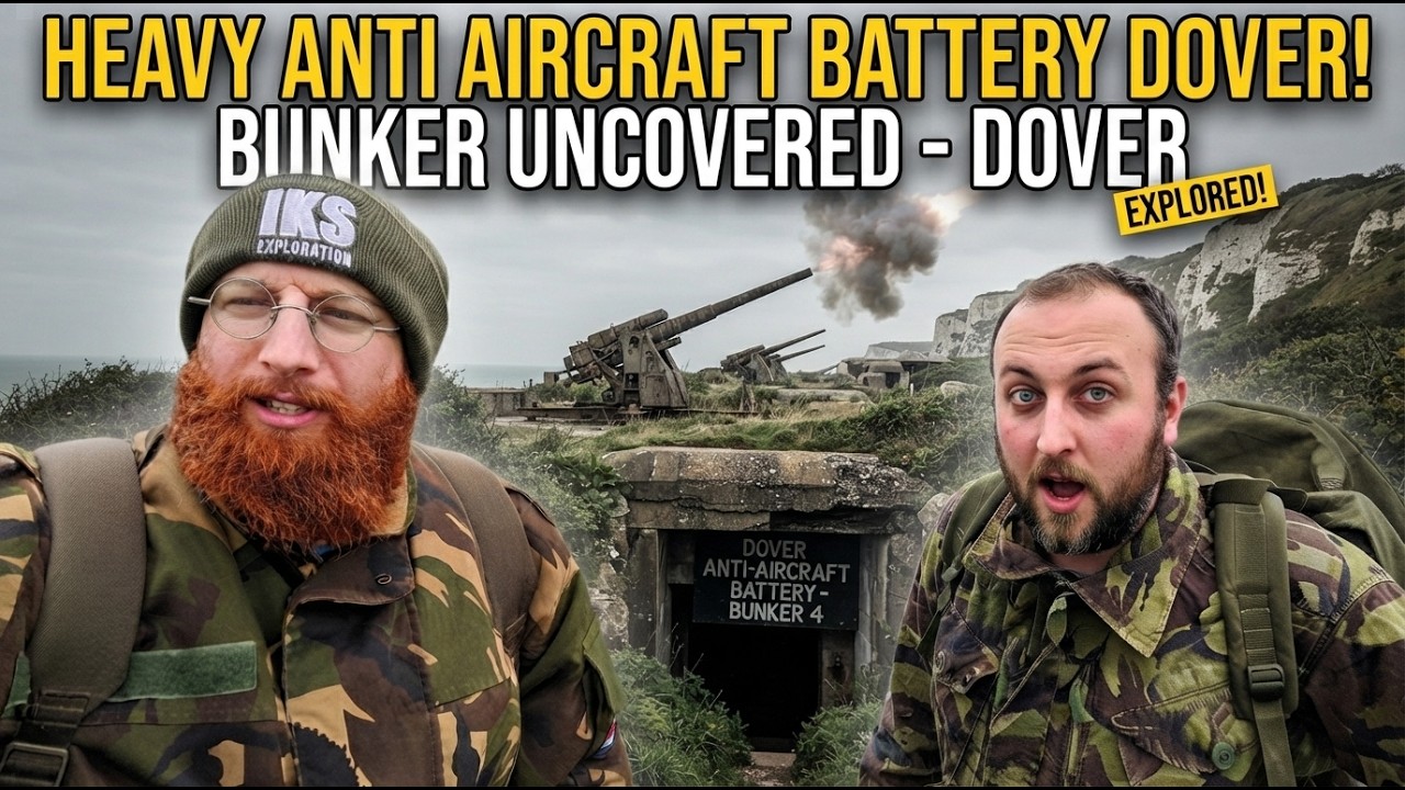 Heavy Anti Aircraft Battery Dover - BUNKER UNCOVERED- DOVER